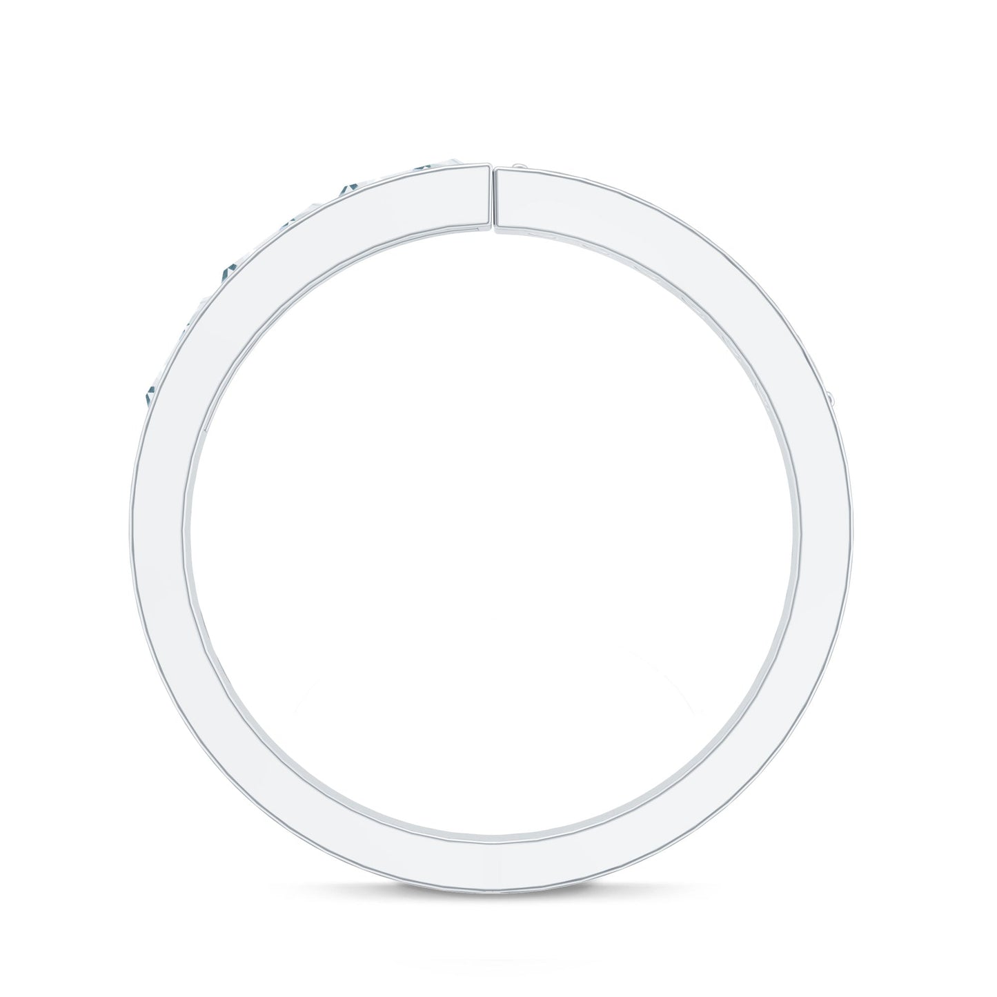 Natural Diamond Anniversary Band Ring with Certificate