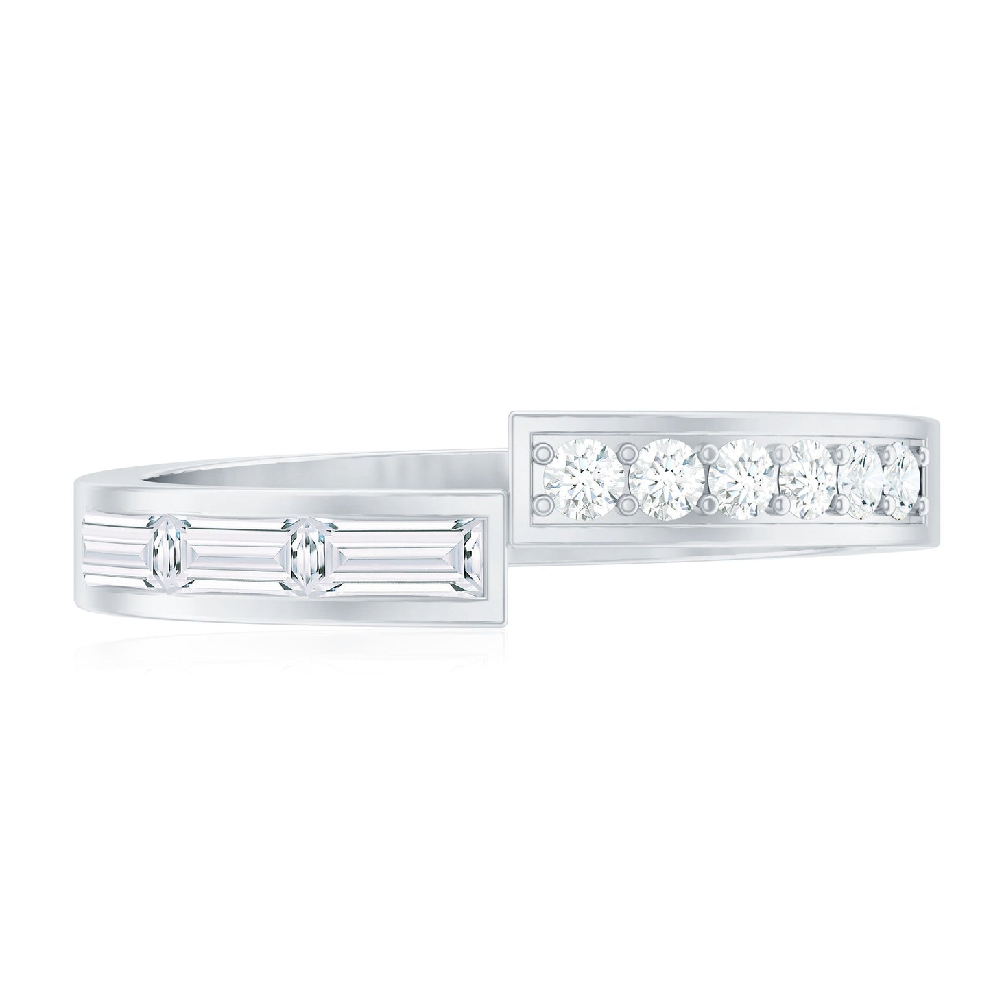 Natural Diamond Anniversary Band Ring with Certificate