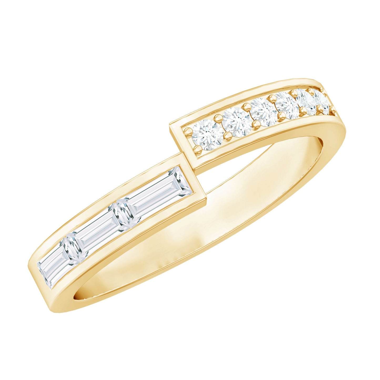Natural Diamond Anniversary Band Ring with Certificate