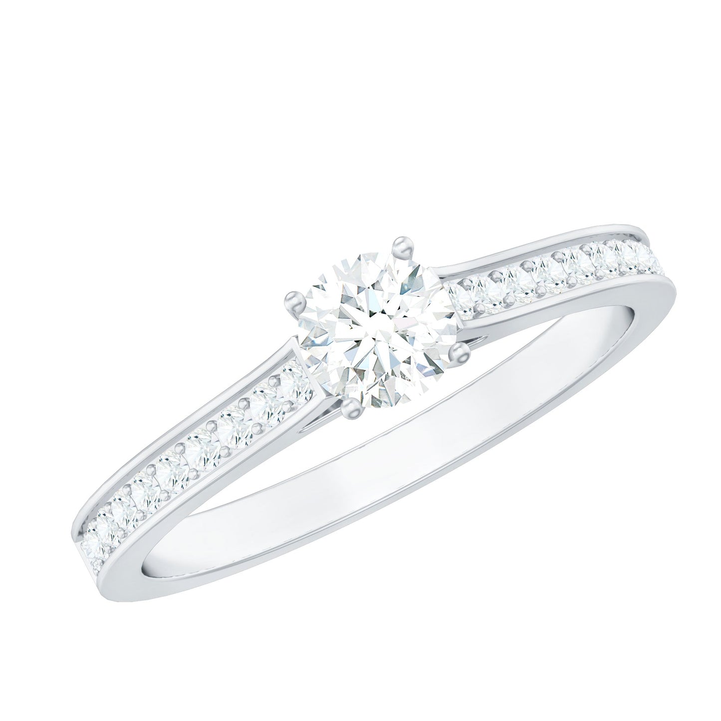 Certified Natural Diamond Promise Ring