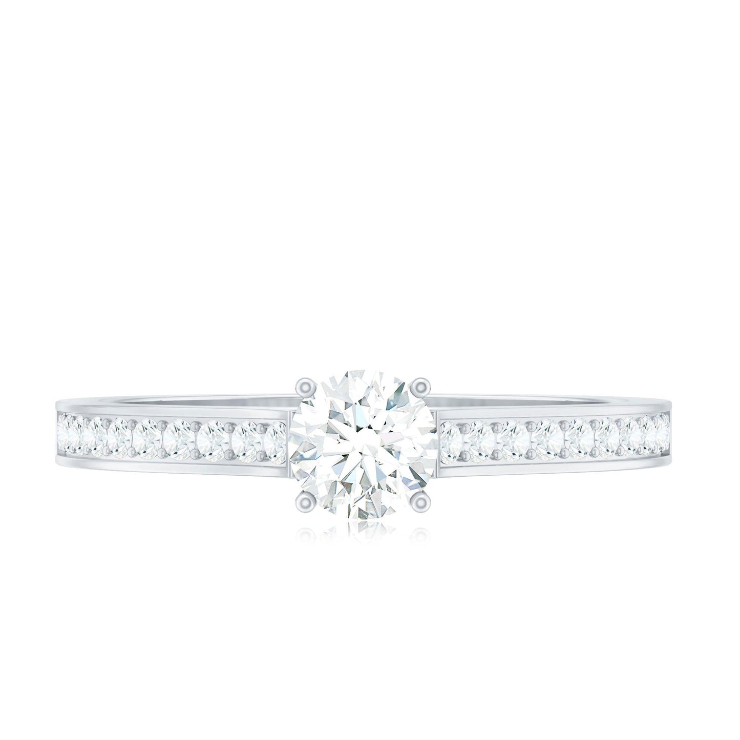 Certified Natural Diamond Promise Ring