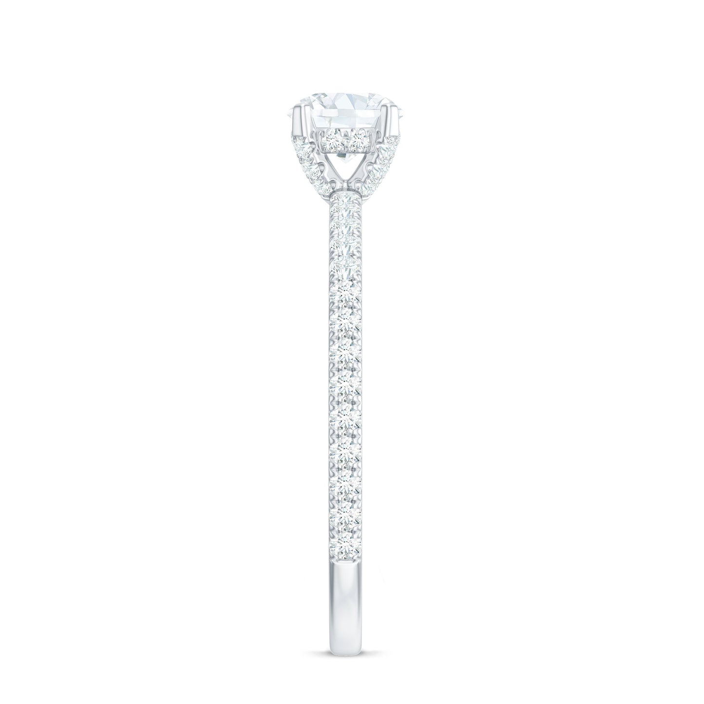 Minimalist Diamond Classic Engagement Ring