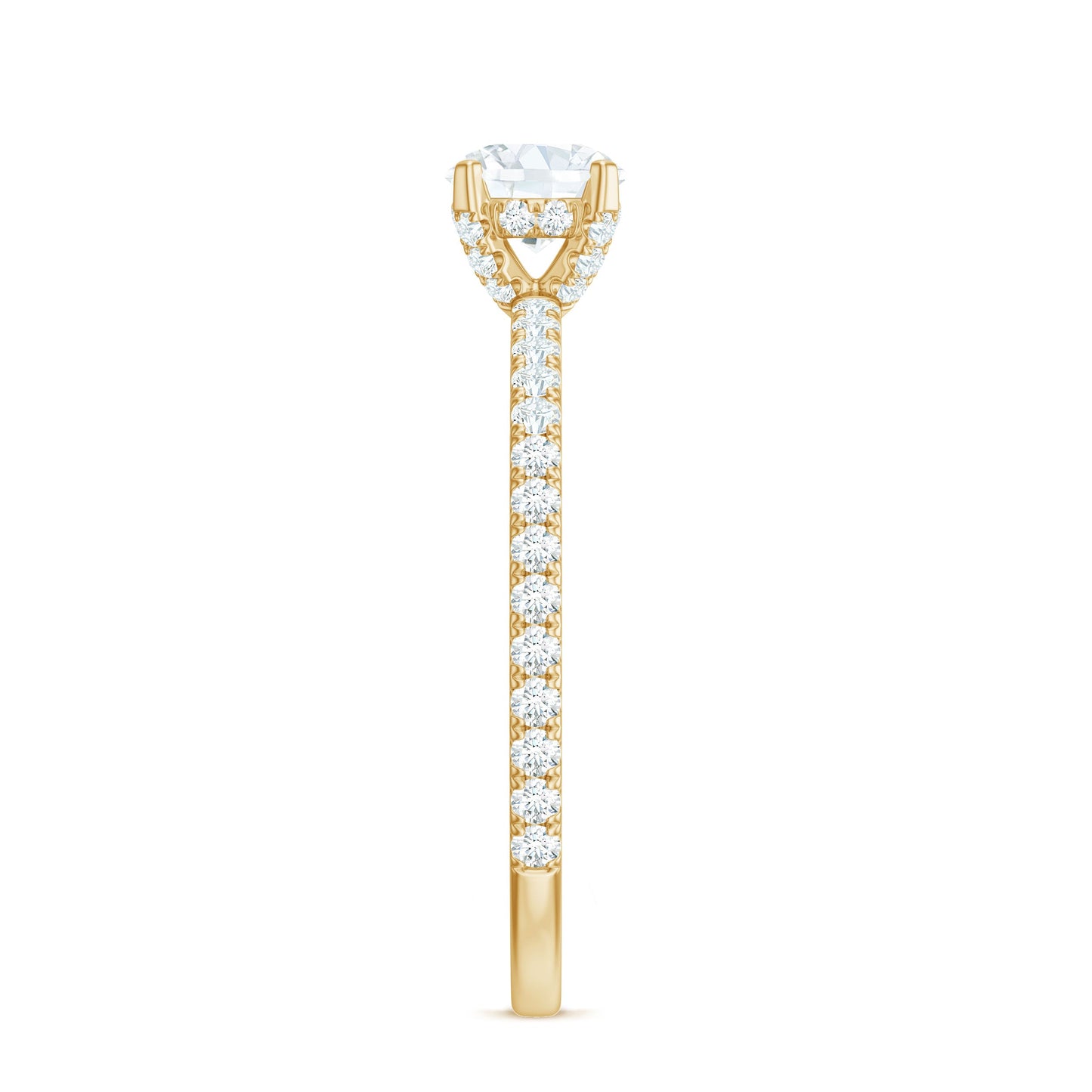 Minimalist Diamond Classic Engagement Ring