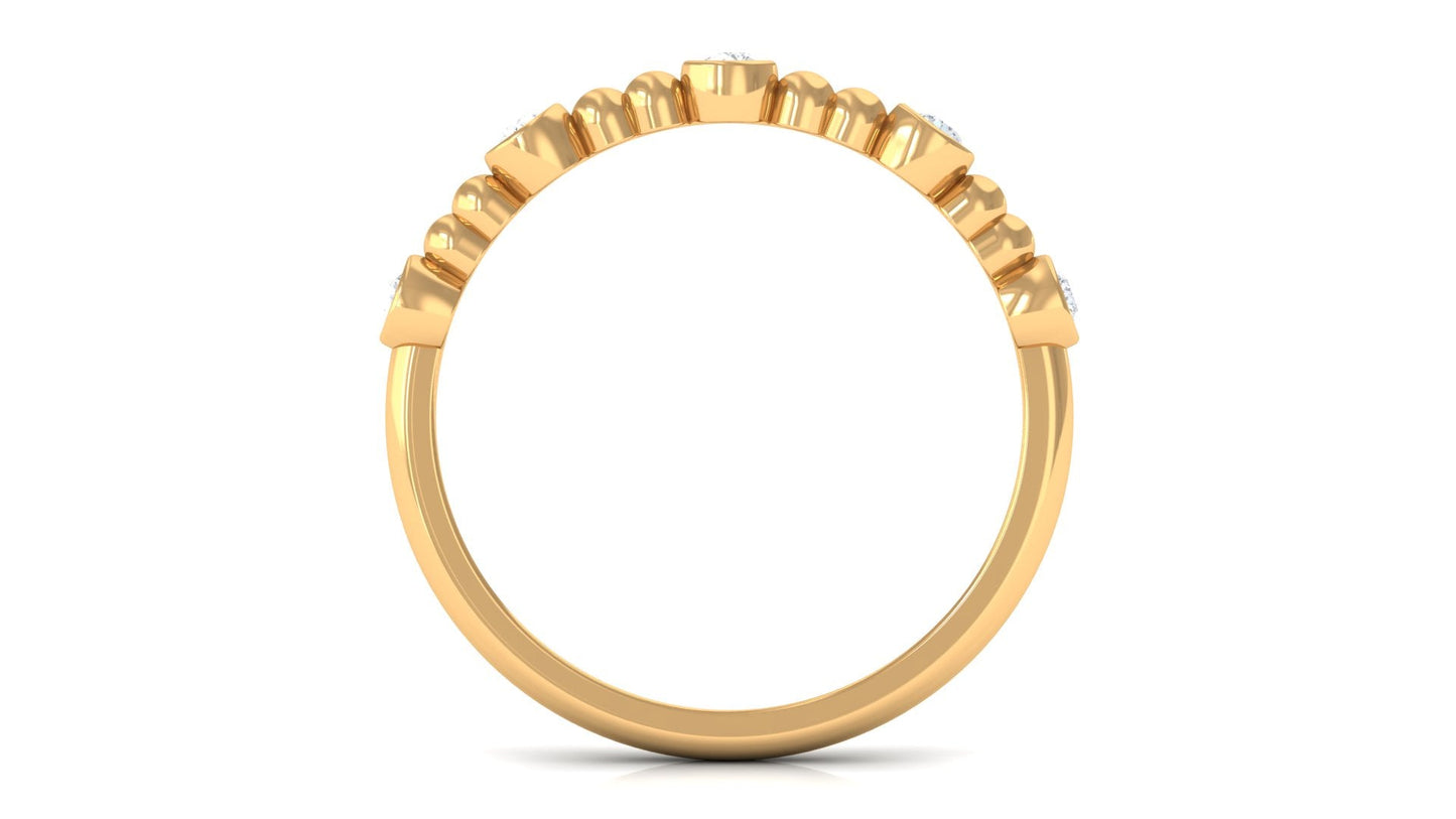 Natural Diamond Stackable Ring for Women