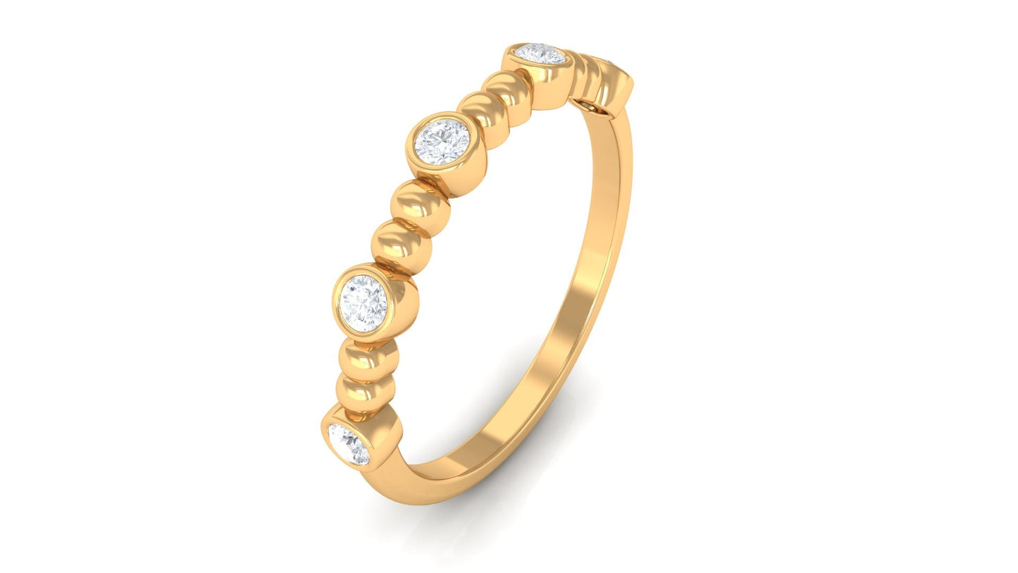 Natural Diamond Stackable Ring for Women