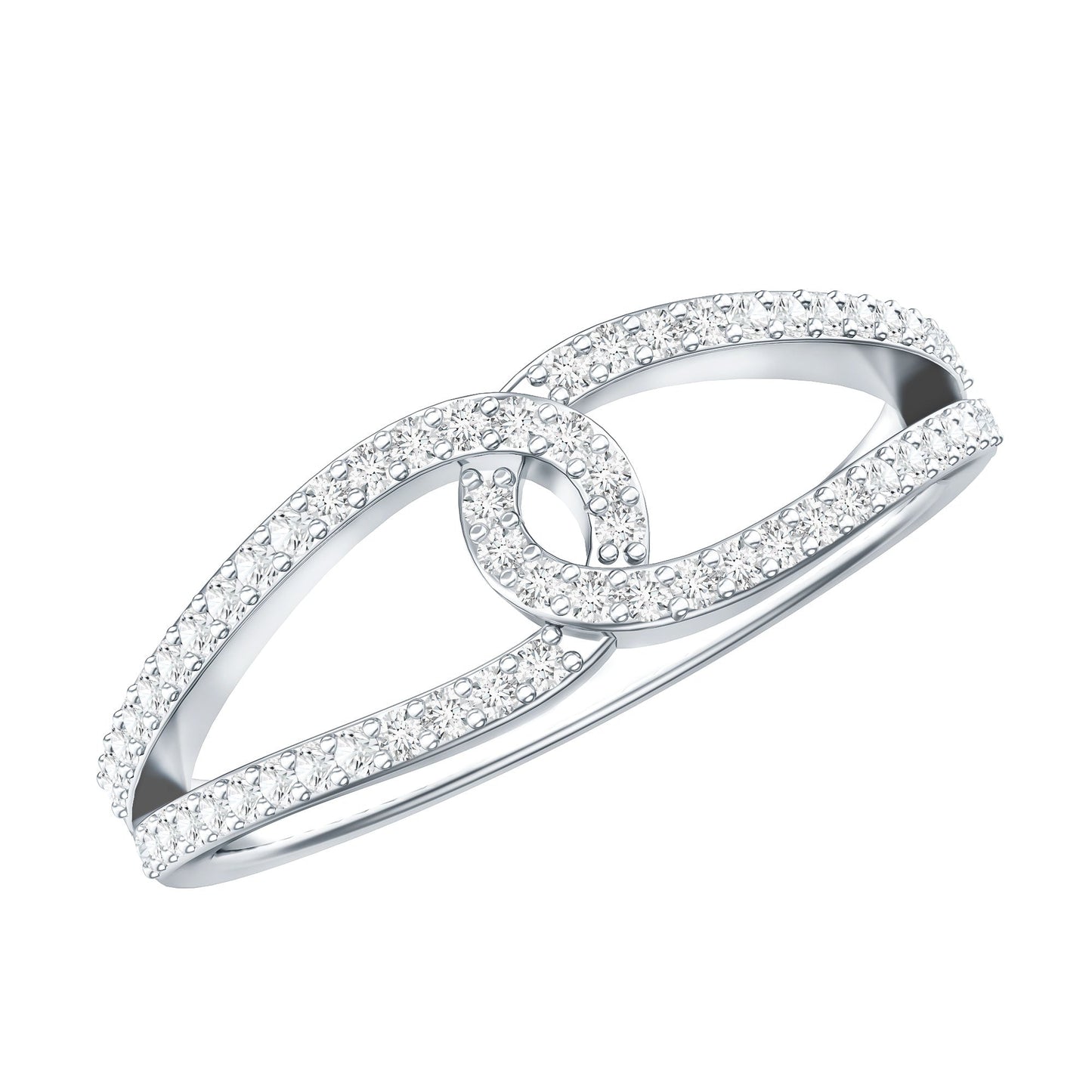 Certified Real Diamond Anniversary Ring for Women
