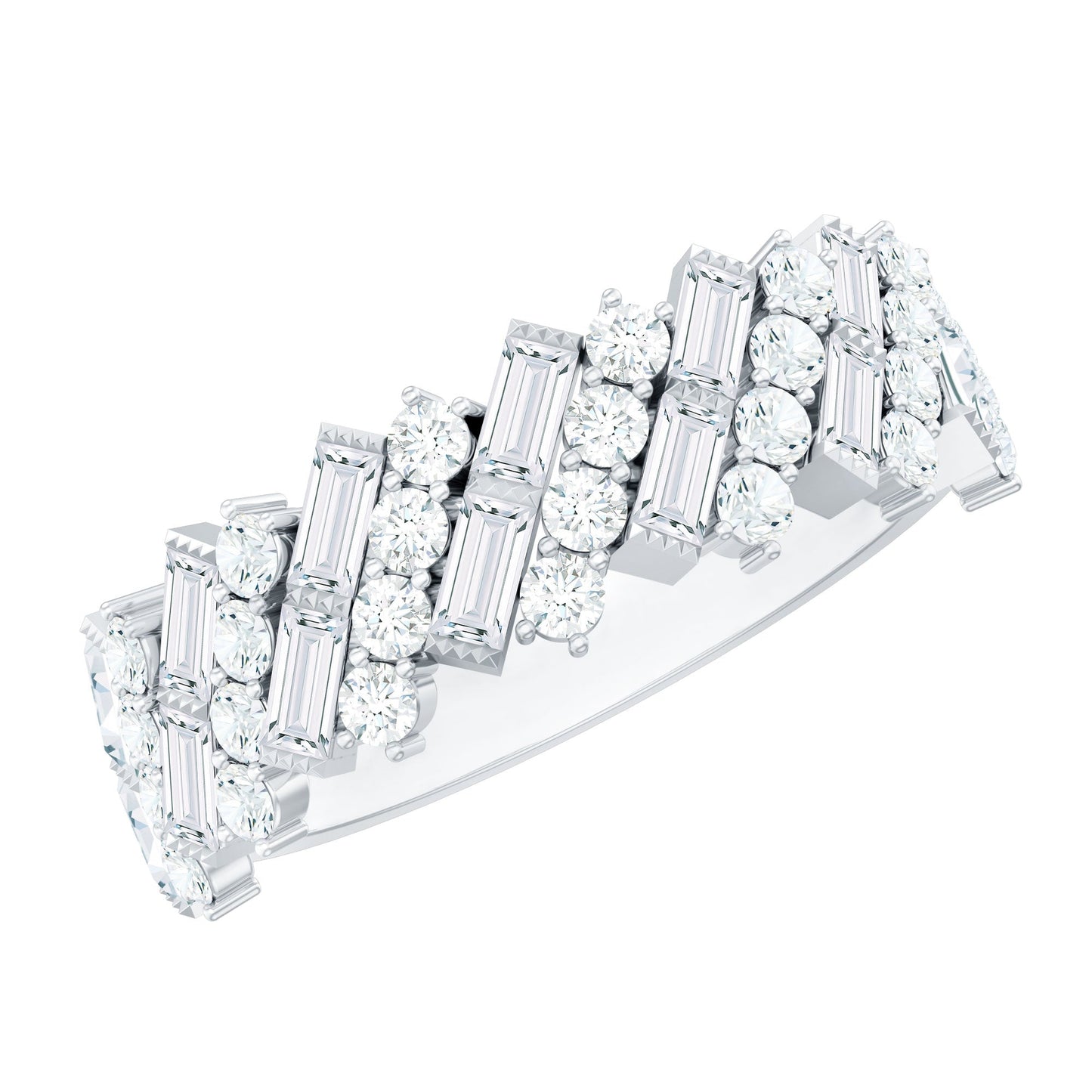 Natural Diamond Wedding Band for Women