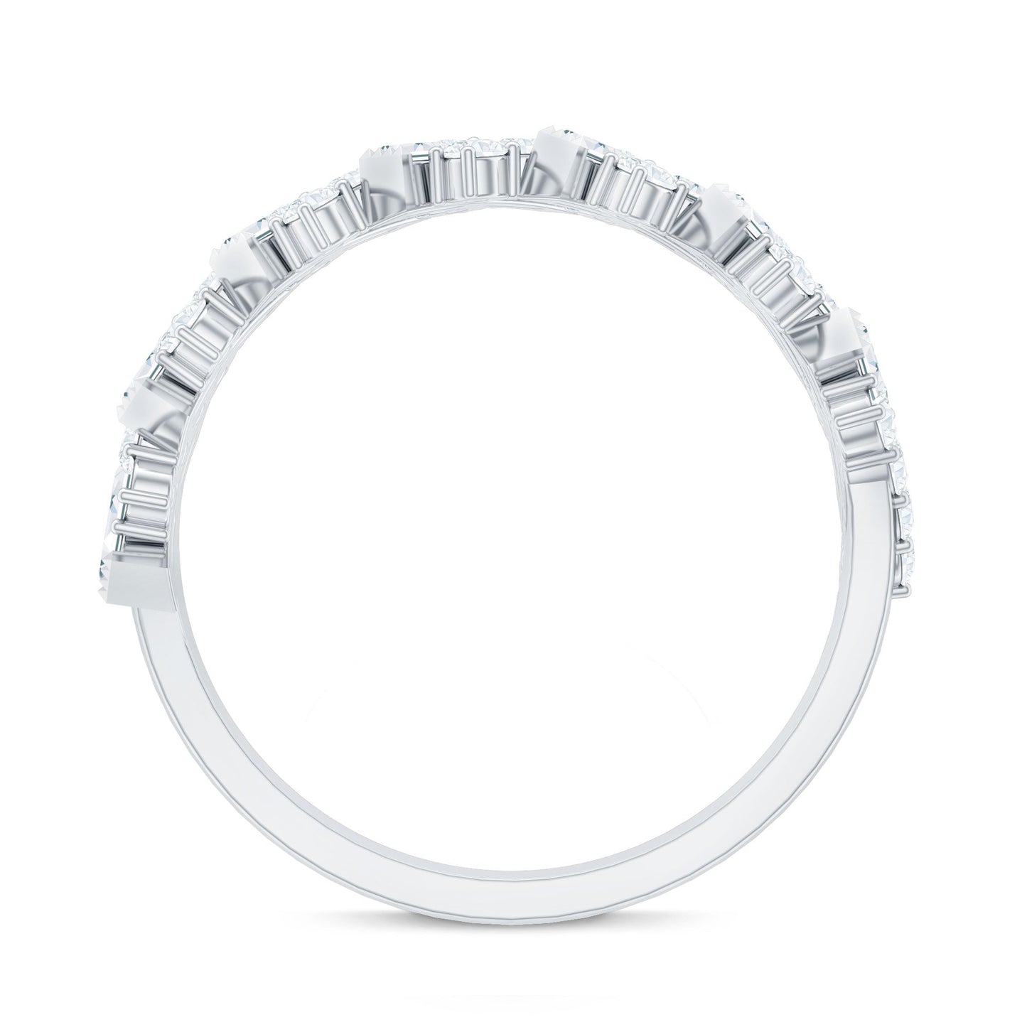 Natural Diamond Wedding Band for Women
