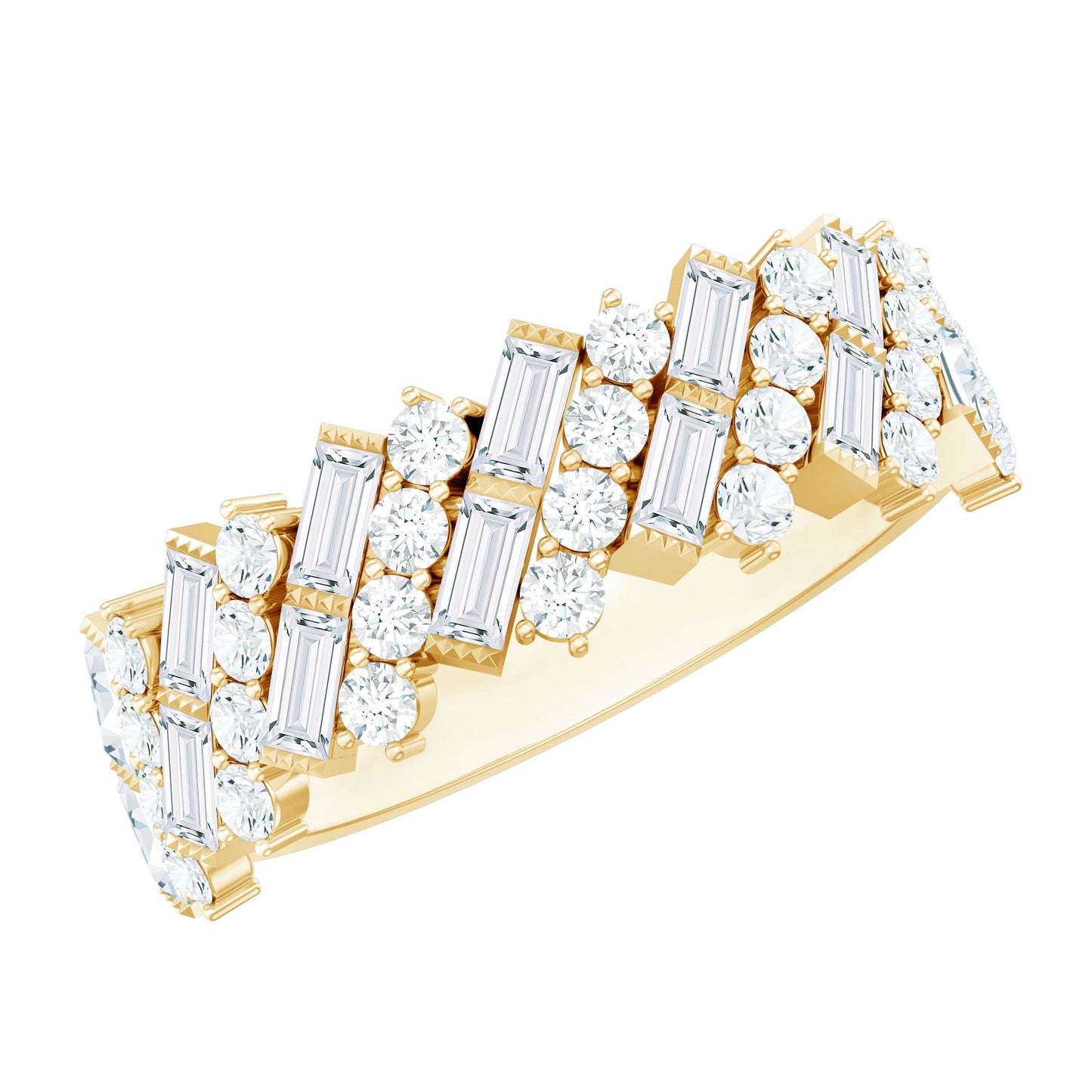Natural Diamond Wedding Band for Women