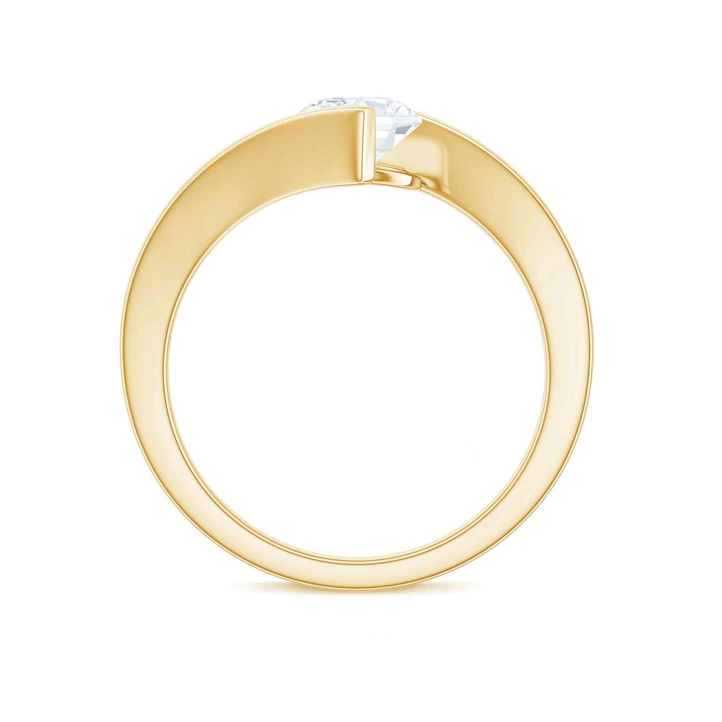 Round Brilliant Cut Moissanite Pre Engagement Ring