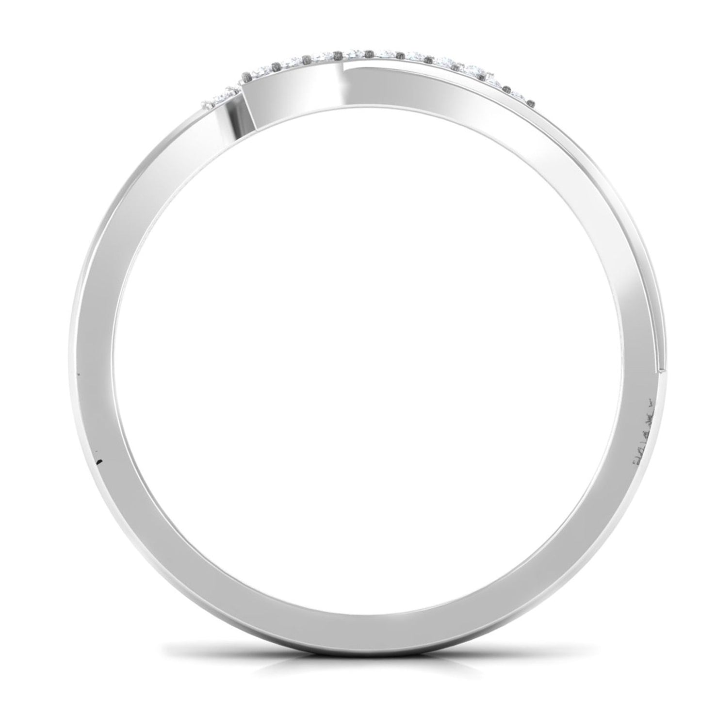 Round Diamond Three Stone Promise Ring
