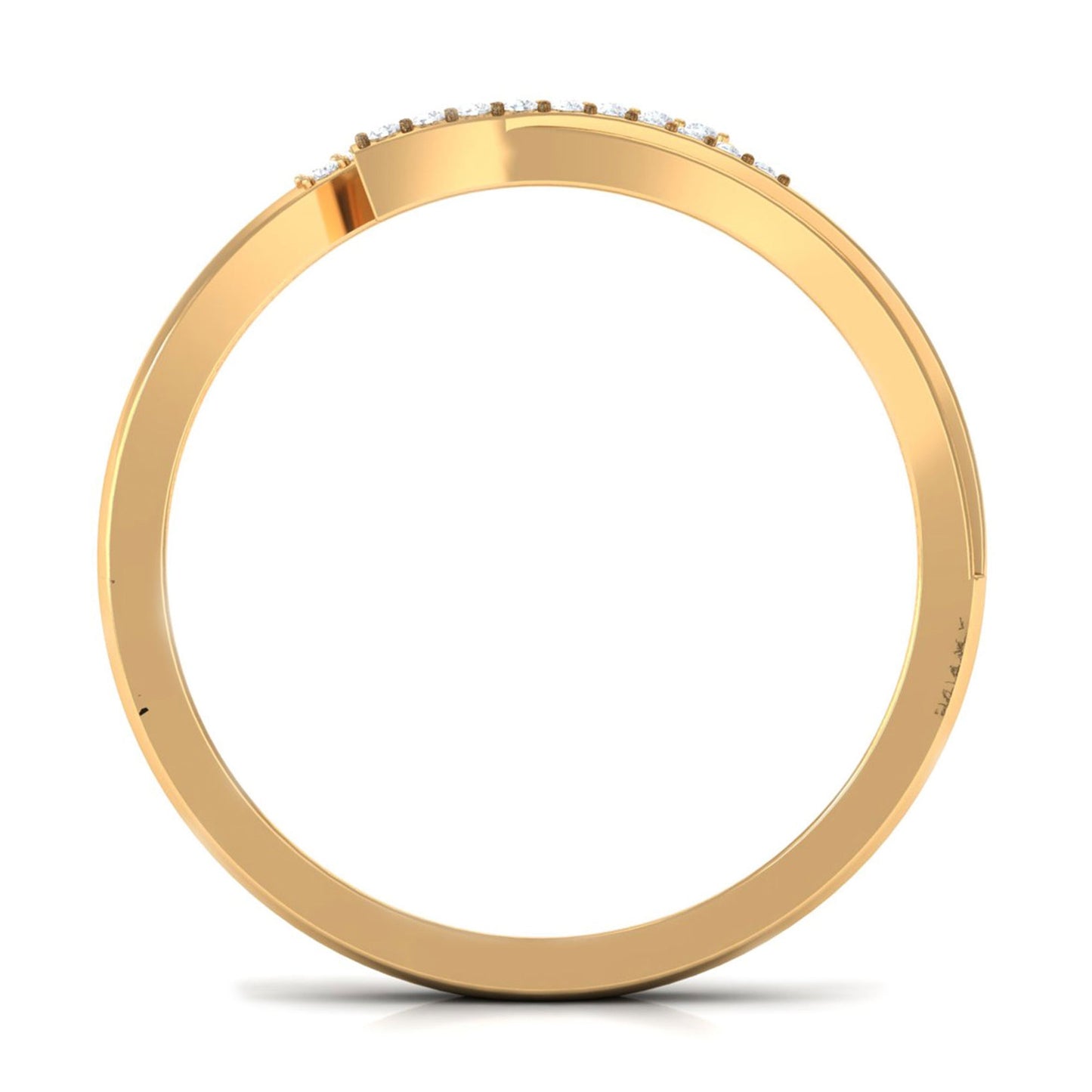 Round Diamond Three Stone Promise Ring