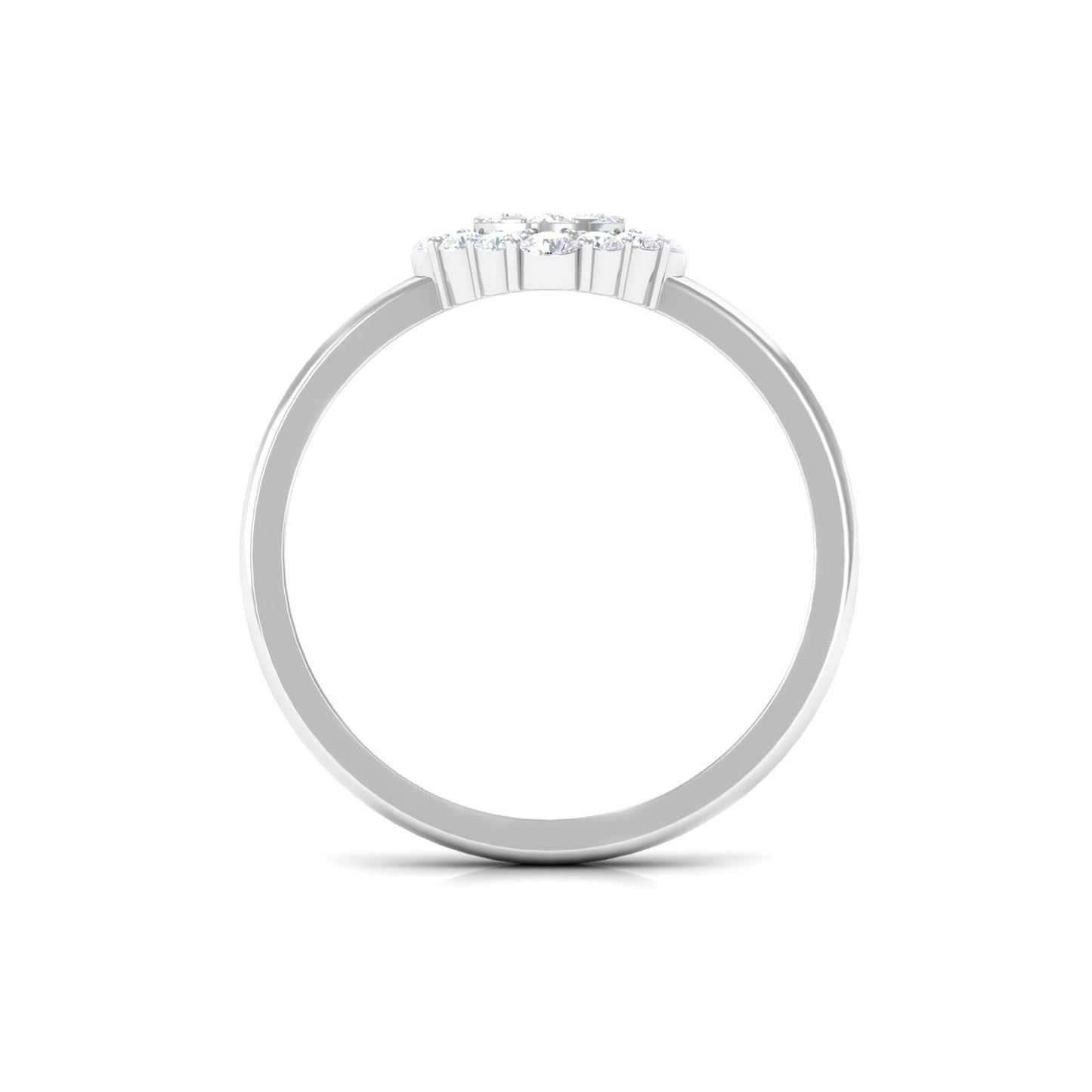 Natural Diamond Classic Engagement Ring with Halo