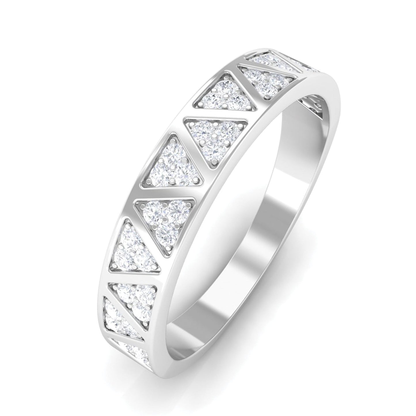 Certified Natural Diamond Wedding Band Ring for Women