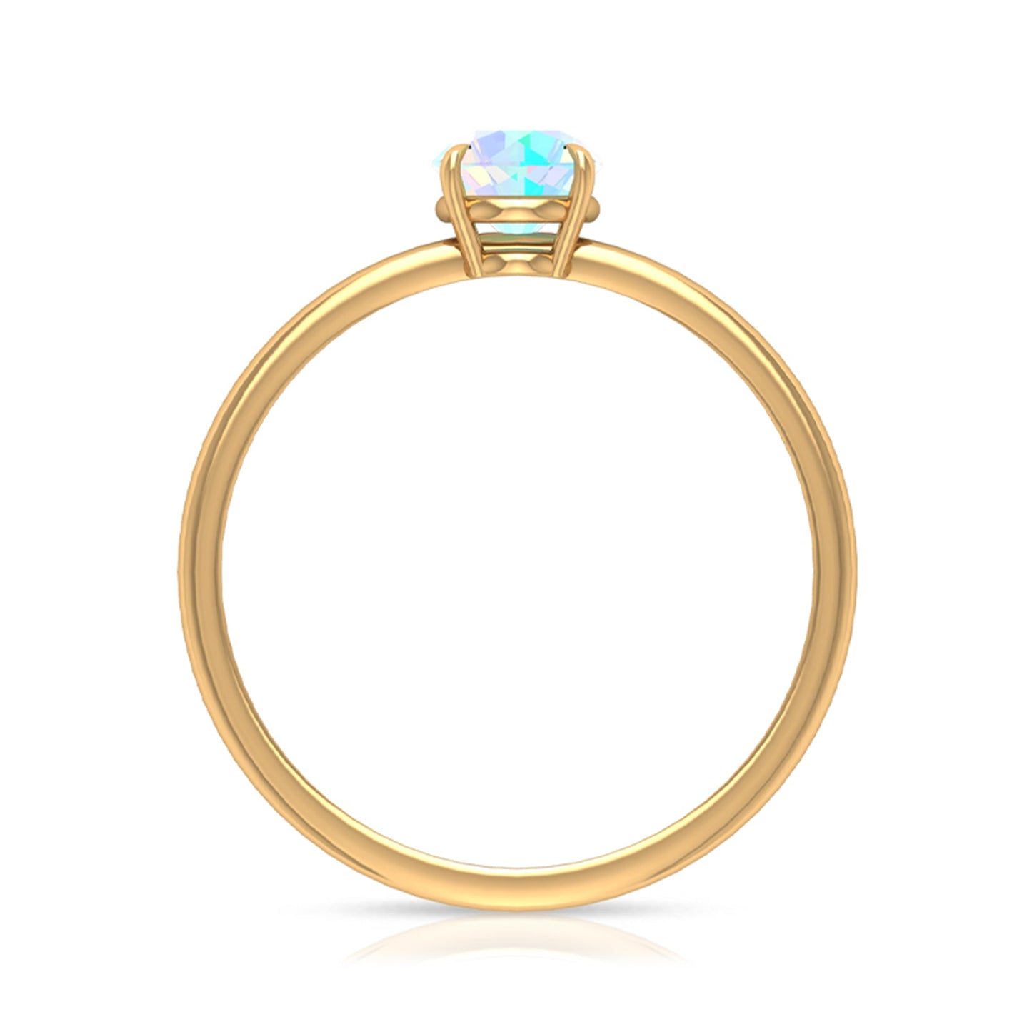 Certified Real Ethiopian Opal October Birthstone Ring