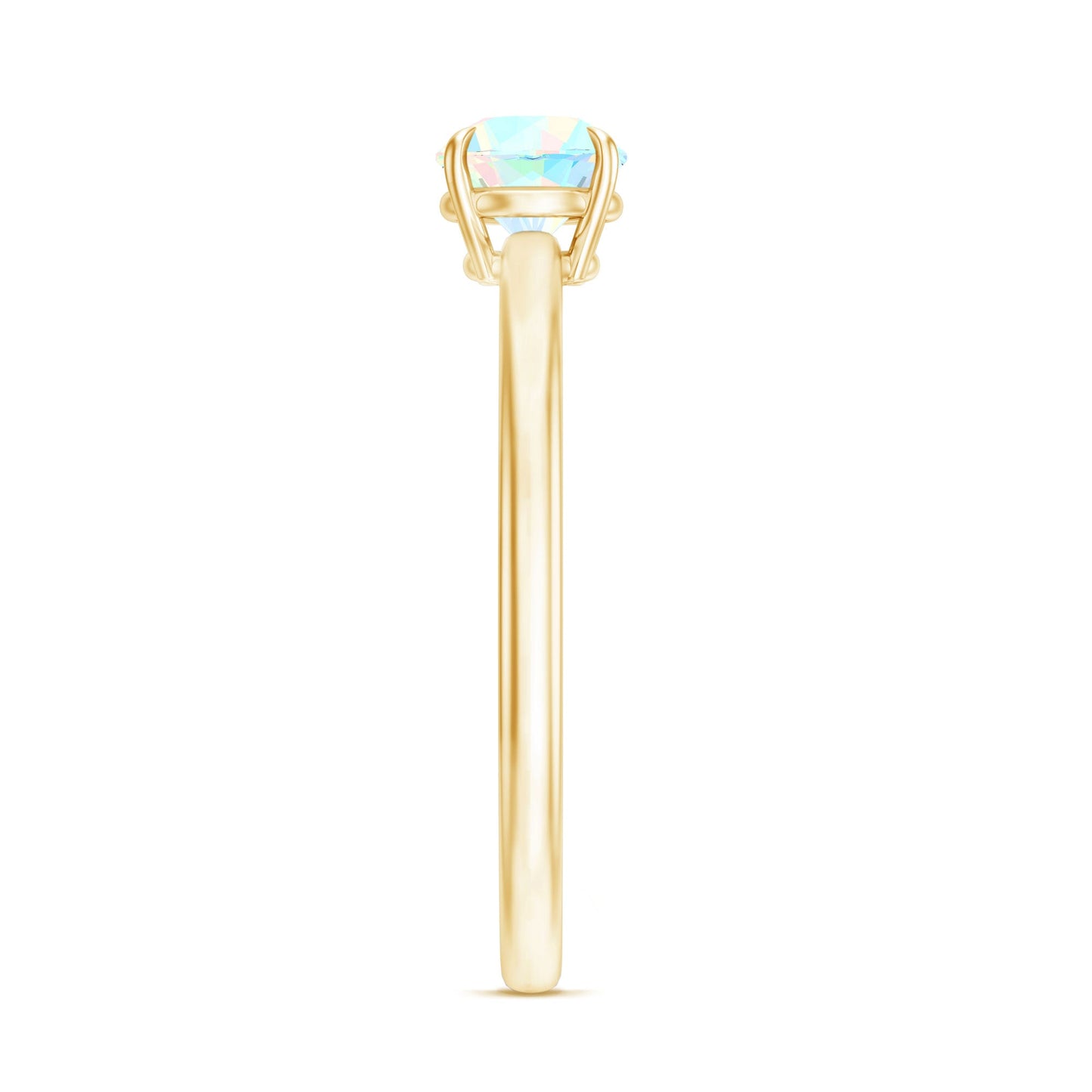 Certified Real Ethiopian Opal October Birthstone Ring