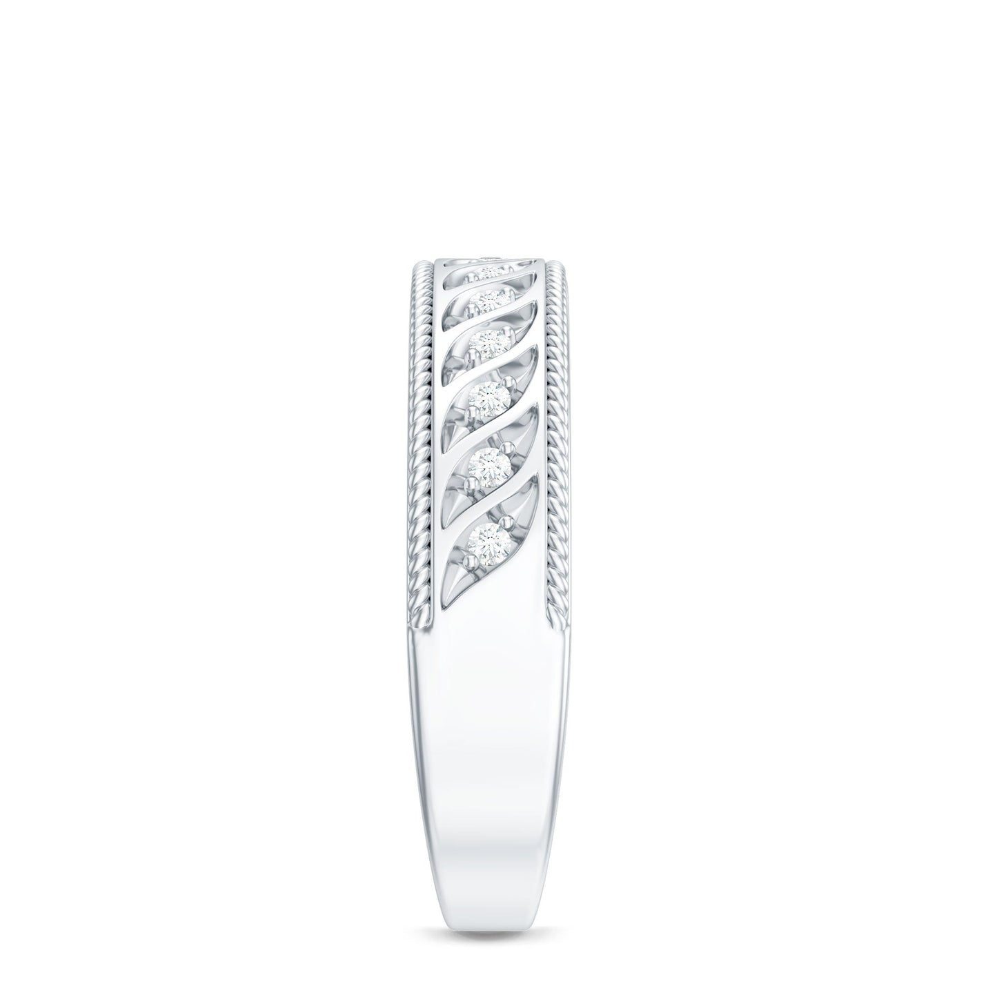 Designer Diamond Wedding Band Ring for Women