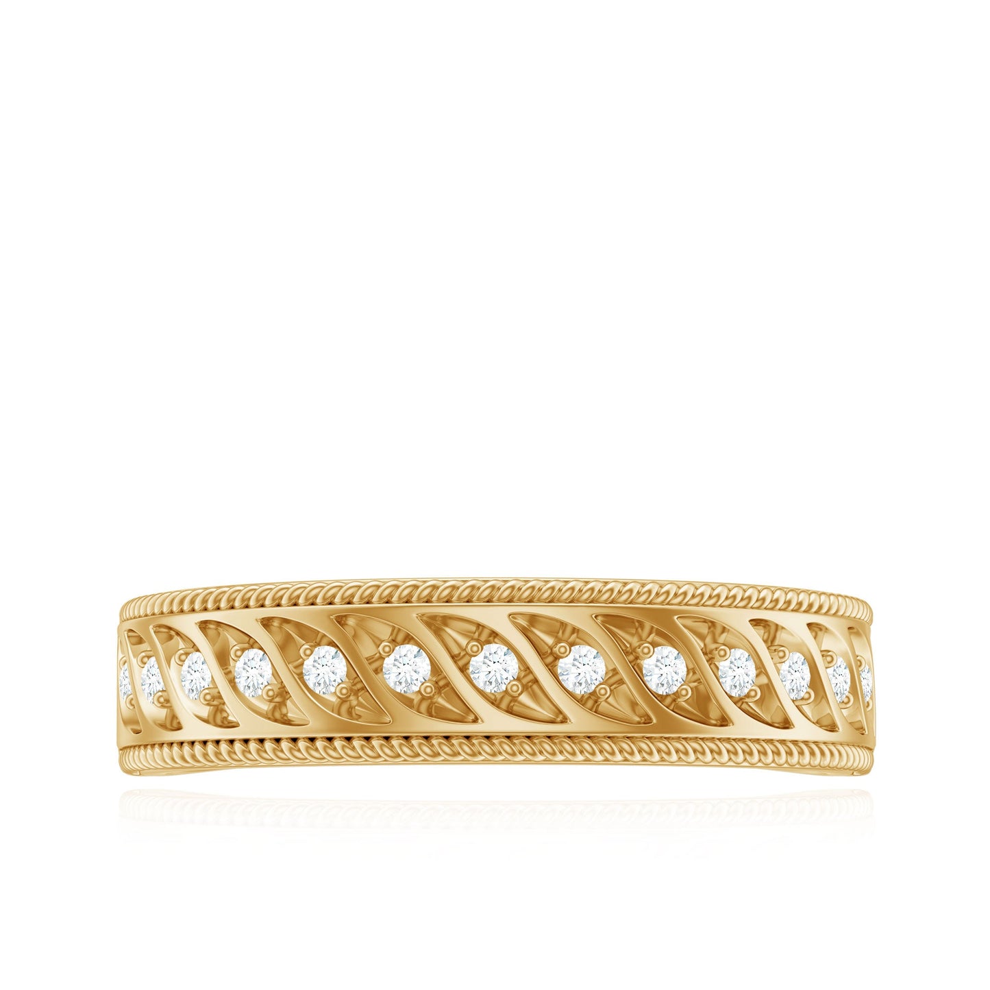 Designer Diamond Wedding Band Ring for Women
