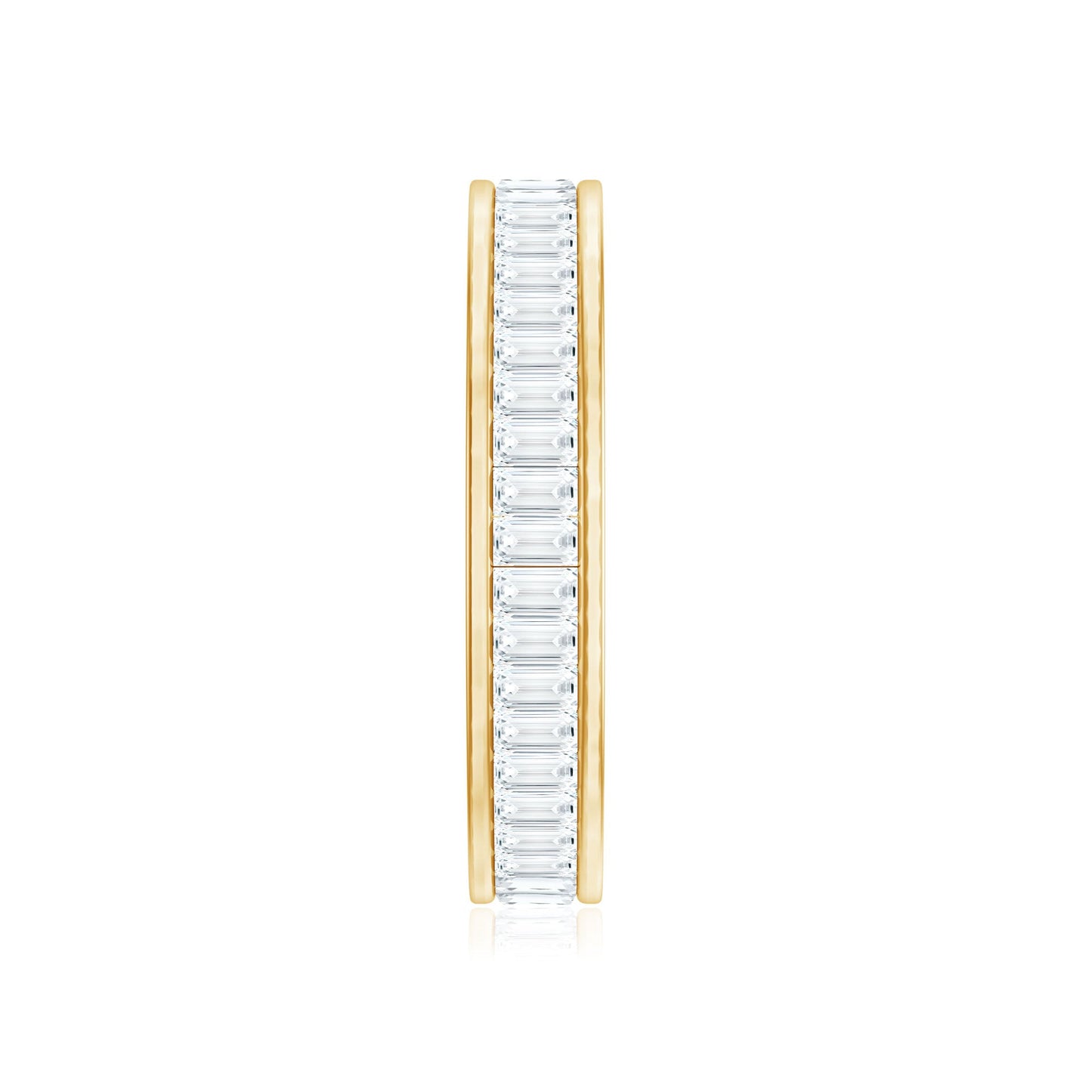 Baguette Cut Diamond Eternity Band in Channel Setting