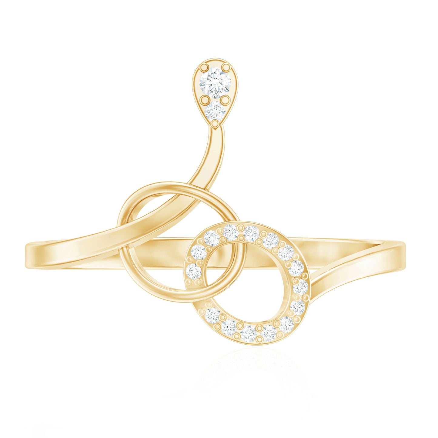 Natural Diamond Minimalist Promise Ring for Her