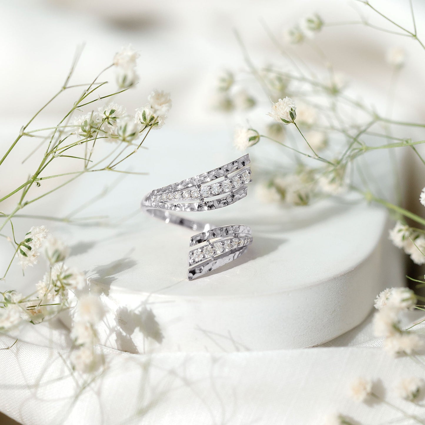 Certified Diamond Statement Ring in Prong Setting