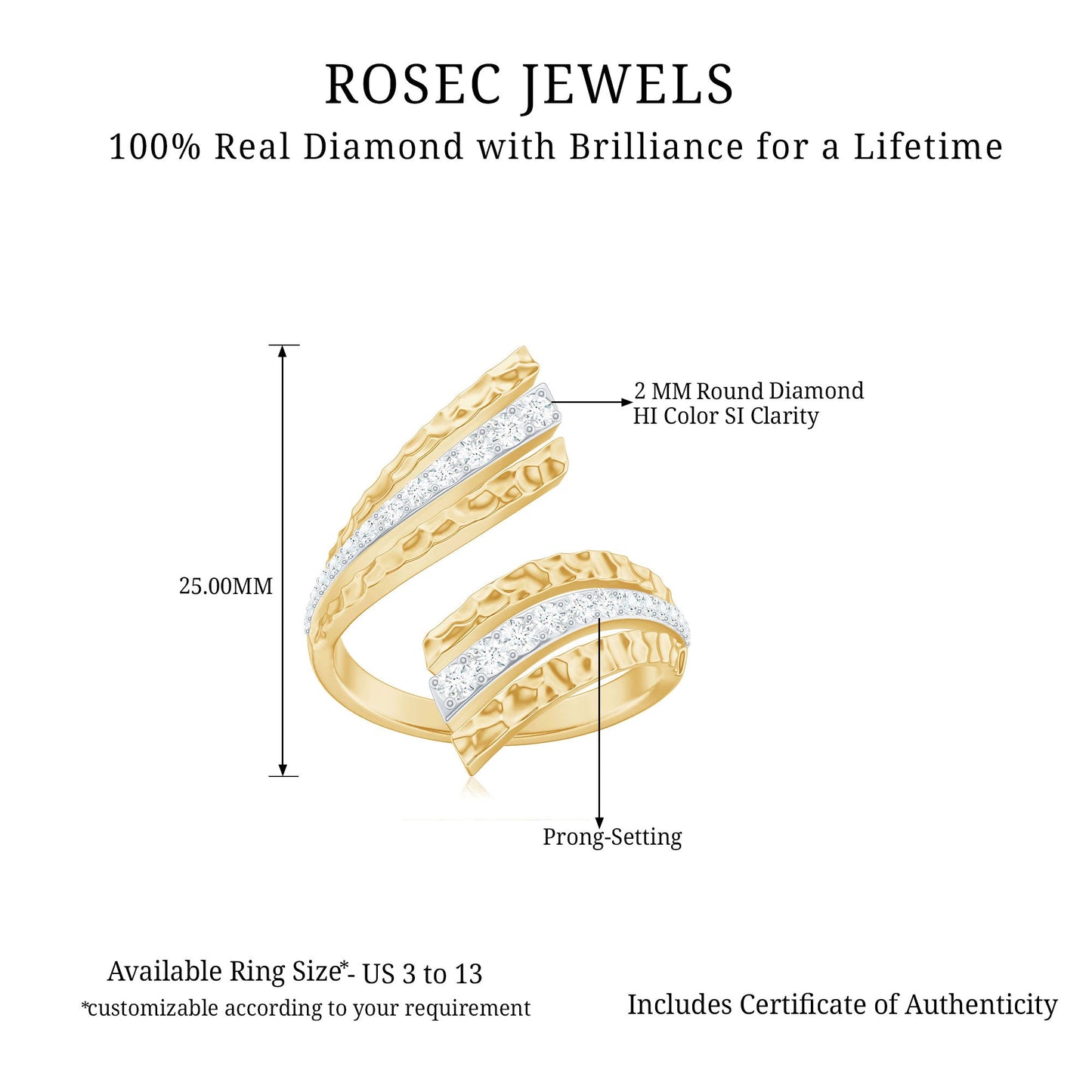 Certified Diamond Statement Ring in Prong Setting
