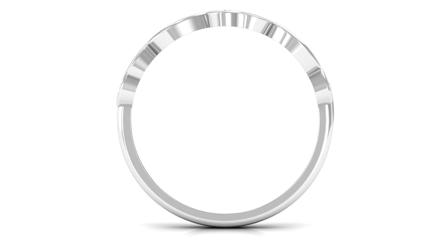 Contemporary Diamond Band Ring for Women