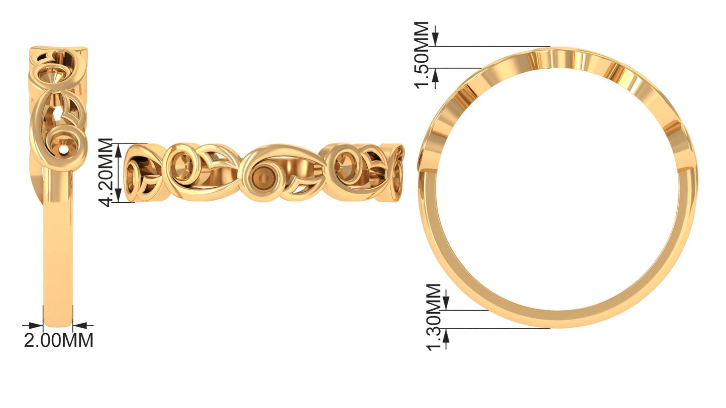 Contemporary Diamond Band Ring for Women