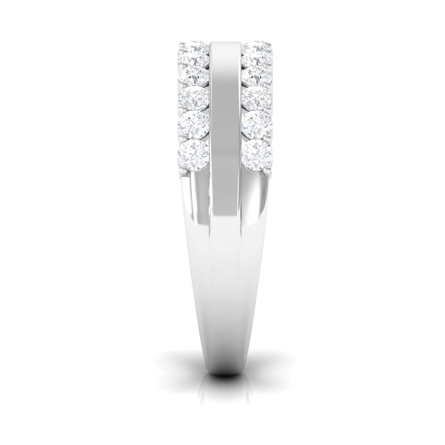 Certified Real Diamond Wedding Band Ring for Women