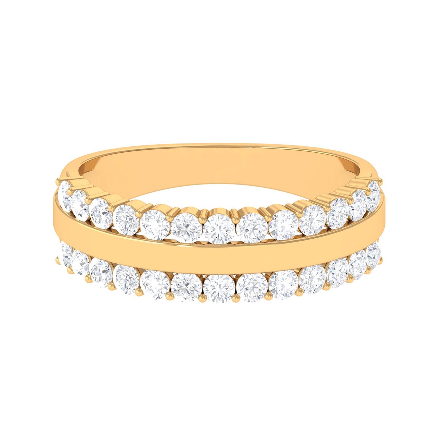 Certified Real Diamond Wedding Band Ring for Women