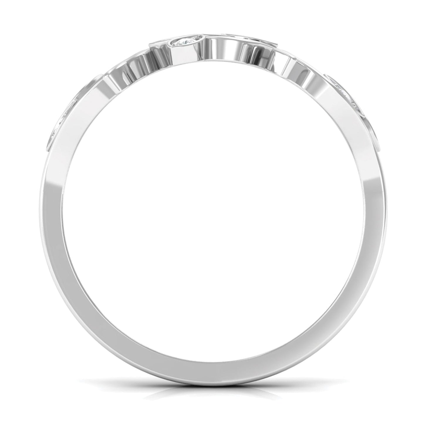Nature Inspired Diamond Vine Ring for Women