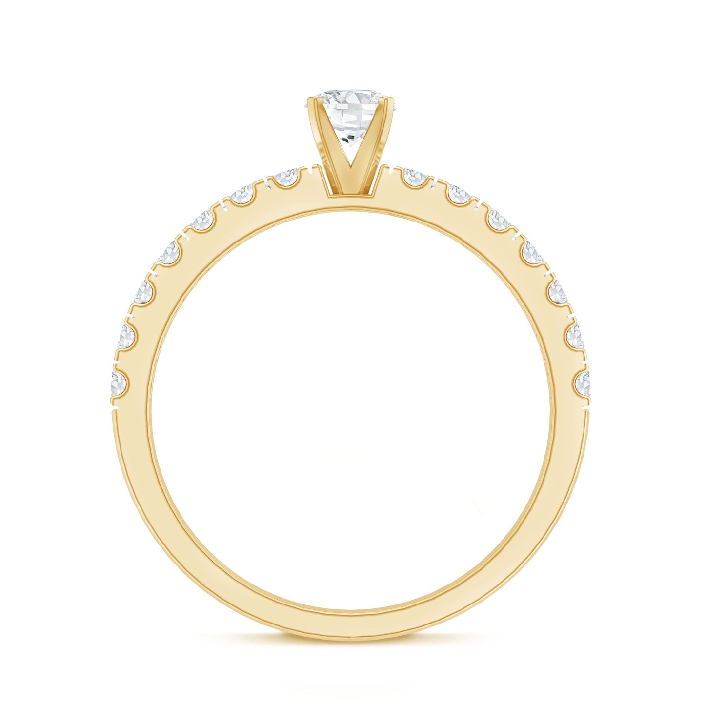 Natural Diamond Promise Ring for Engagement