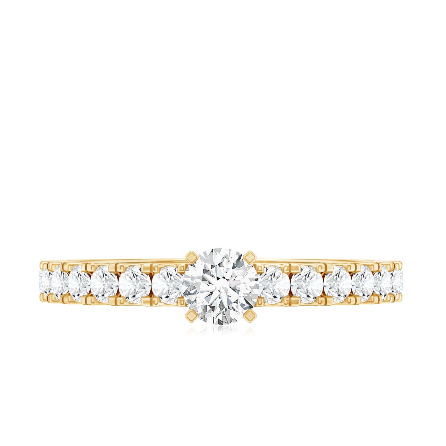 Natural Diamond Promise Ring for Engagement