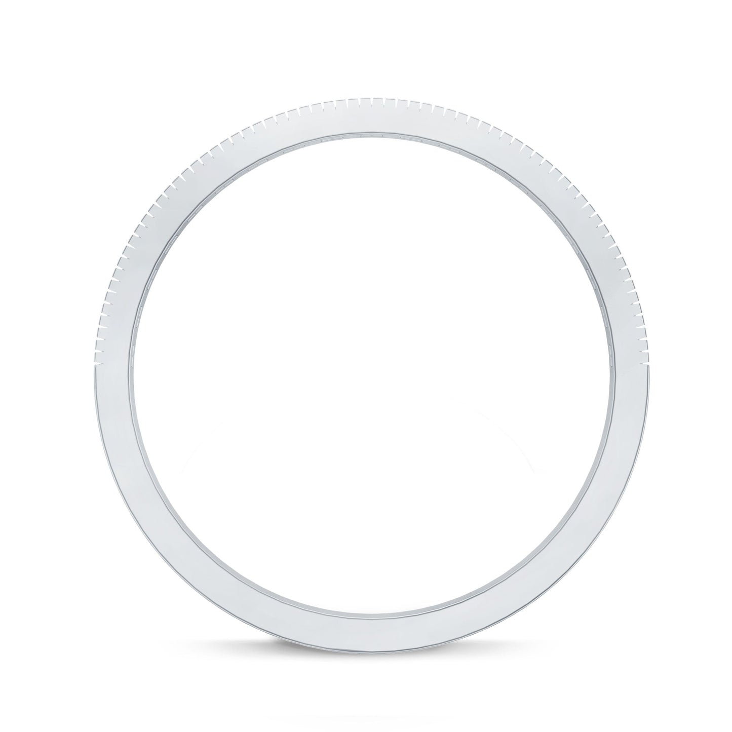 Natural Blue Sapphire Half Eternity Ring in Channel Set