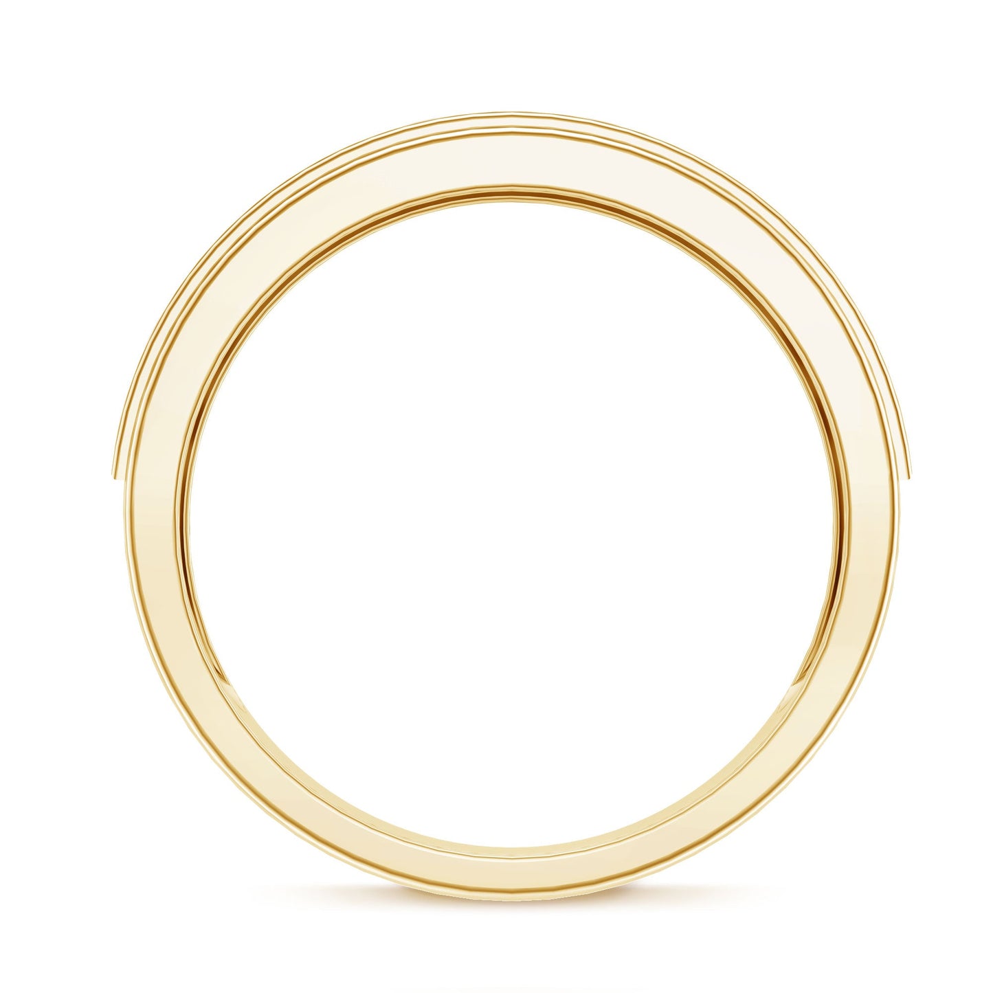 Lab Grown Diamond Half Eternity Mens Wedding Band