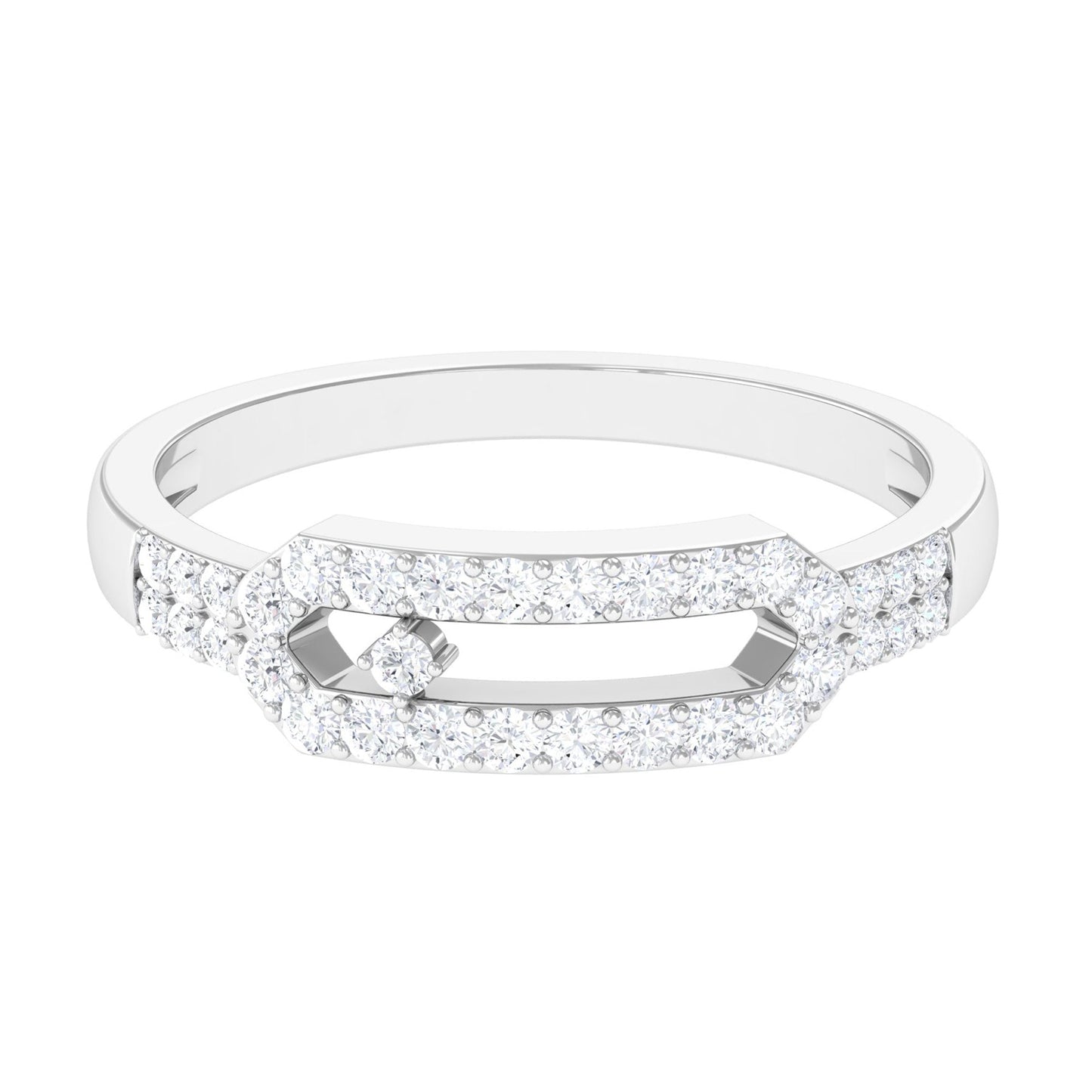 Contemporary Natural Diamond Ring for Women