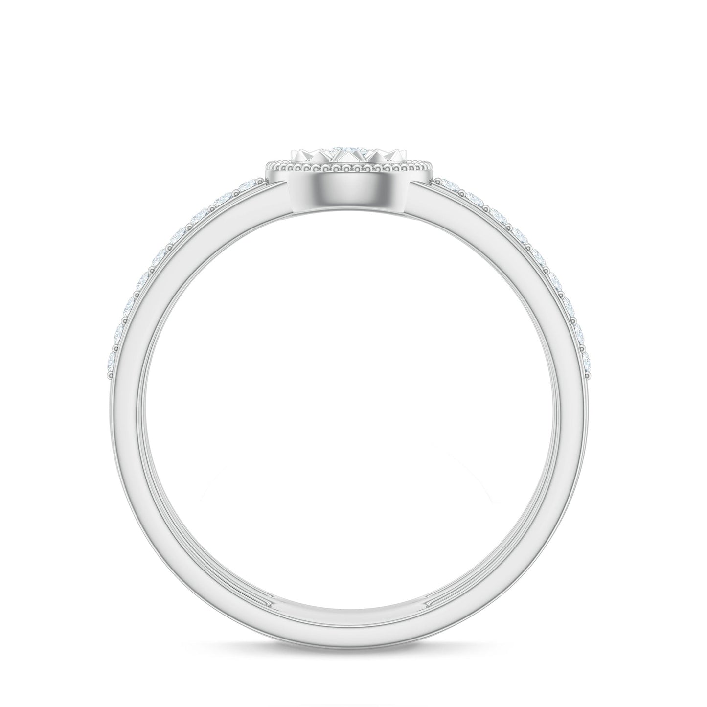 Certified Natural Diamond Engagement Ring for Women