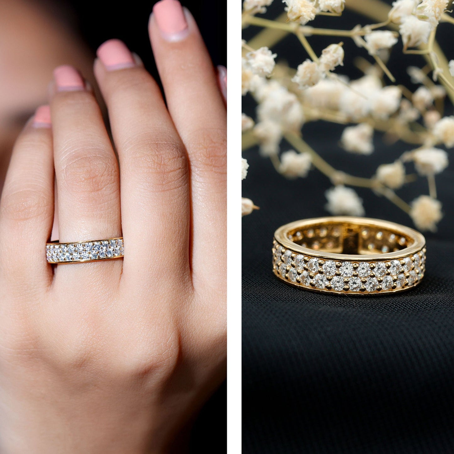 Certified Lab Grown Diamond Wedding Band For Women