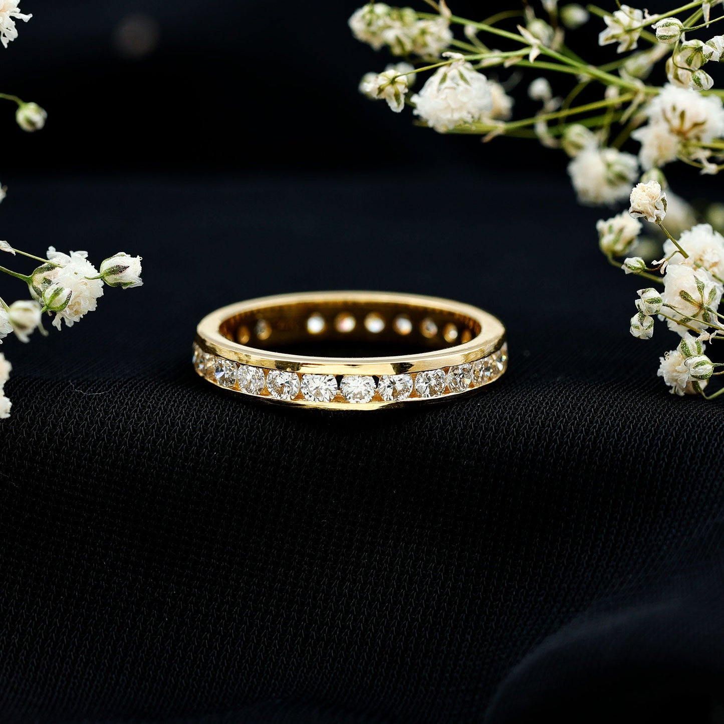 Certified Lab Grown Diamond Eternity Ring in Channel Set