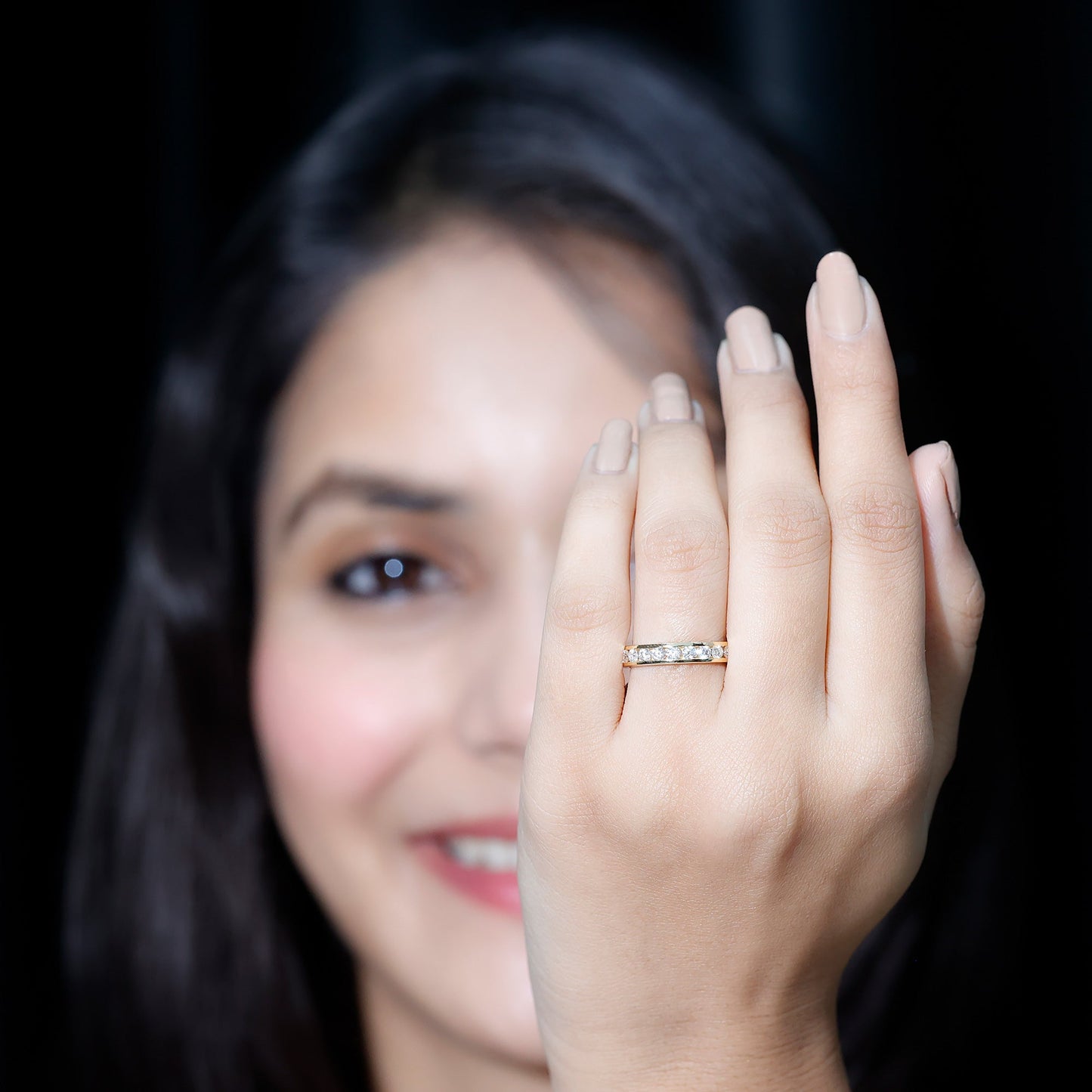 Certified Lab Grown Diamond Eternity Ring in Channel Set