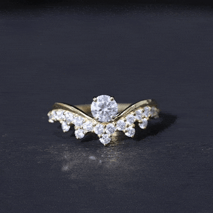 Certified Lab Grown Diamond Designer Engagement Ring