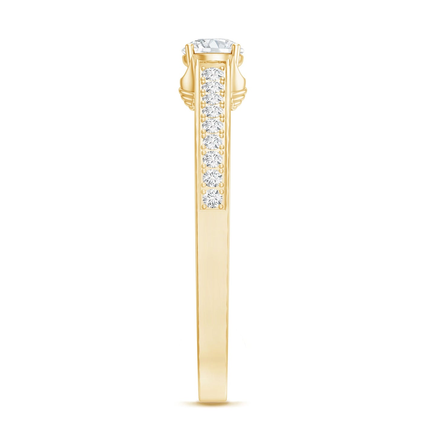Certified Lab Grown Diamond Minimalistic Engagement Ring