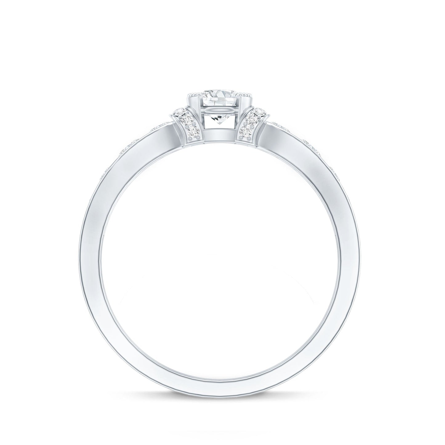 Certified Lab Grown Diamond Minimalist Engagement Ring