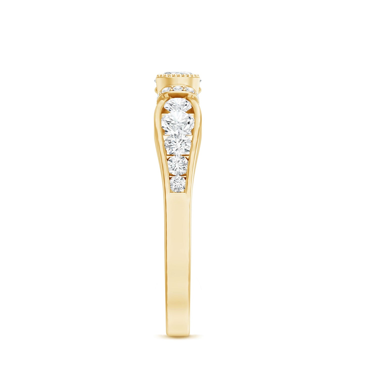 Certified Lab Grown Diamond Minimalist Engagement Ring