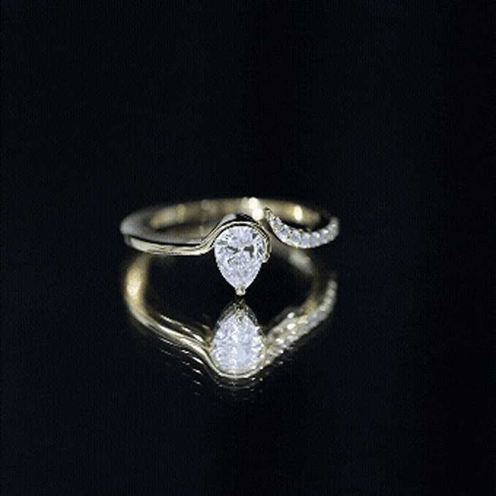 Certified Lab Grown Diamond Designer Promise Ring
