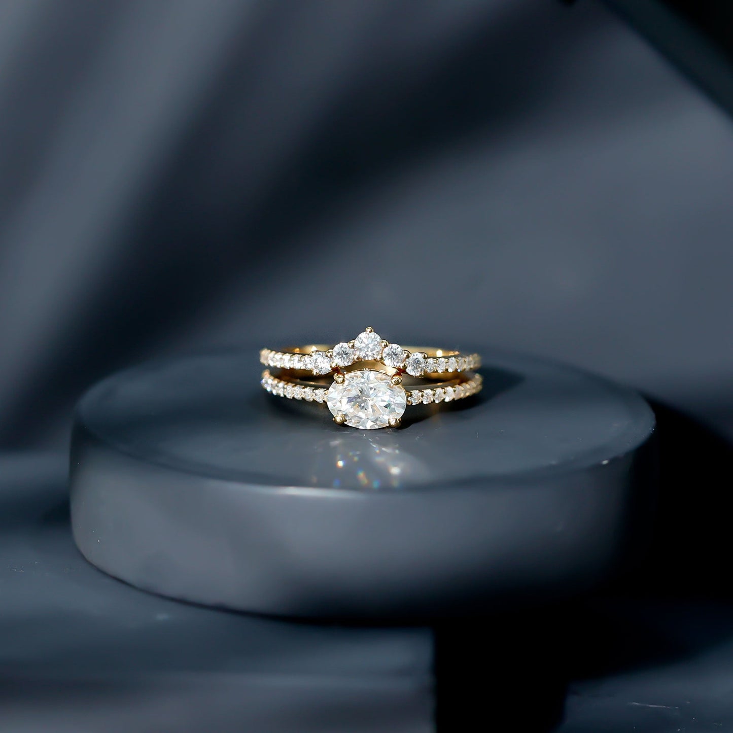 Certified 0.7 Carat Lab Grown Diamond Engagement Ring Enhancer