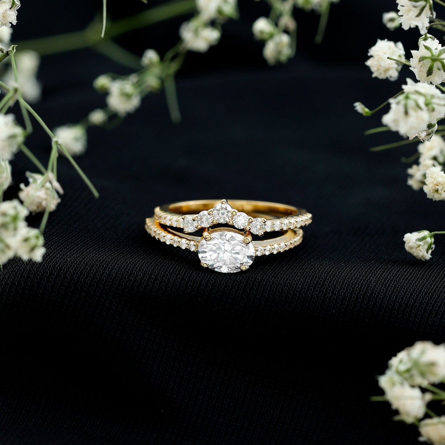 Certified 0.7 Carat Lab Grown Diamond Engagement Ring Enhancer