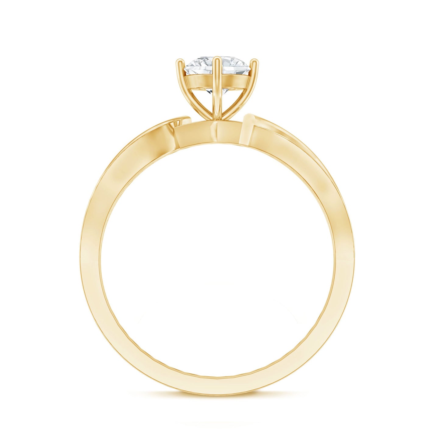 0.4 Carat Certified Lab Grown Diamond Infinity Engagement Ring
