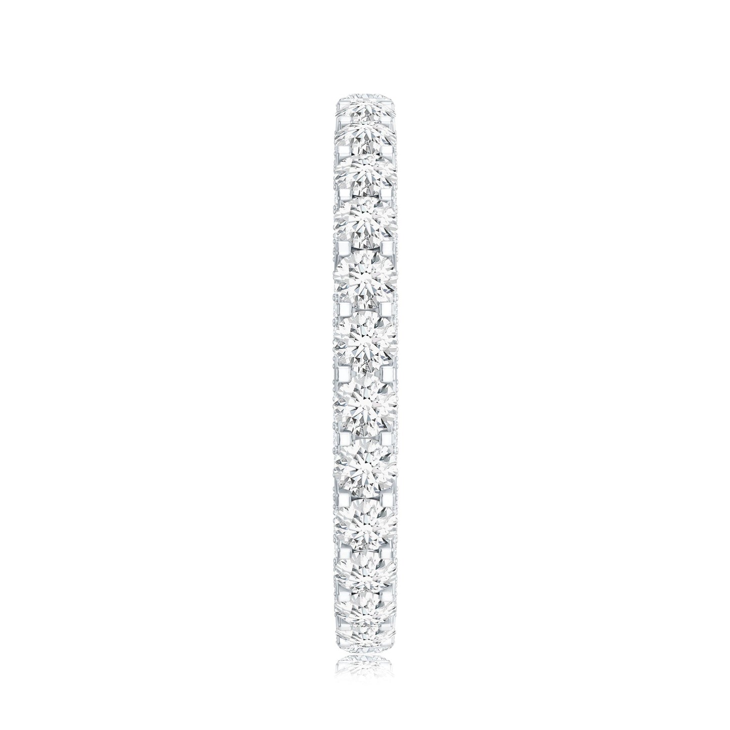 Certified Lab Created Diamond Eternity Wedding Band