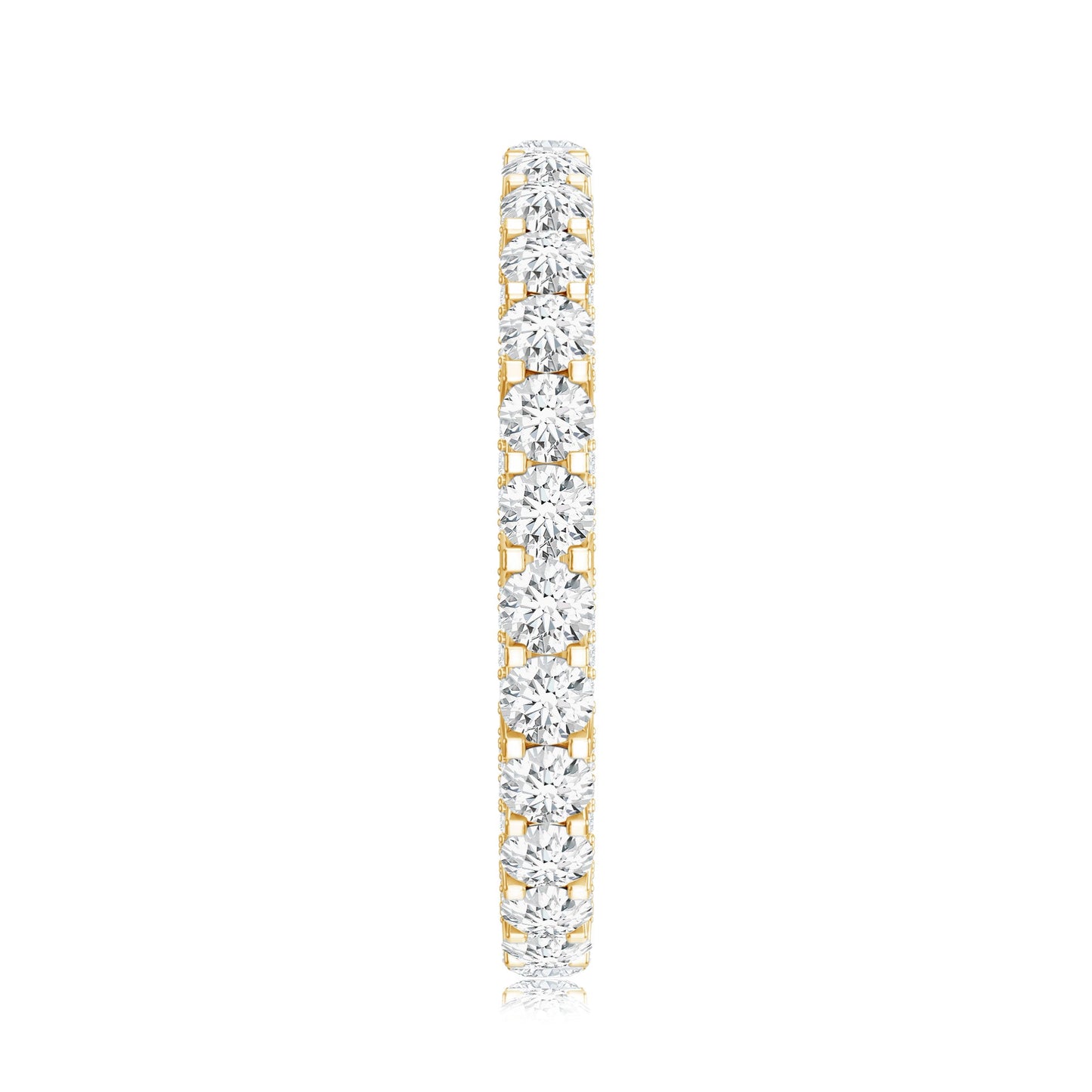 Certified Lab Created Diamond Eternity Wedding Band